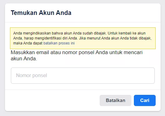 Cara Mengembalikan Akun Facebook Yang Di Hack Work