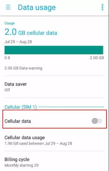 Matikan Paket Data Jika Sedang Tidak Digunakan