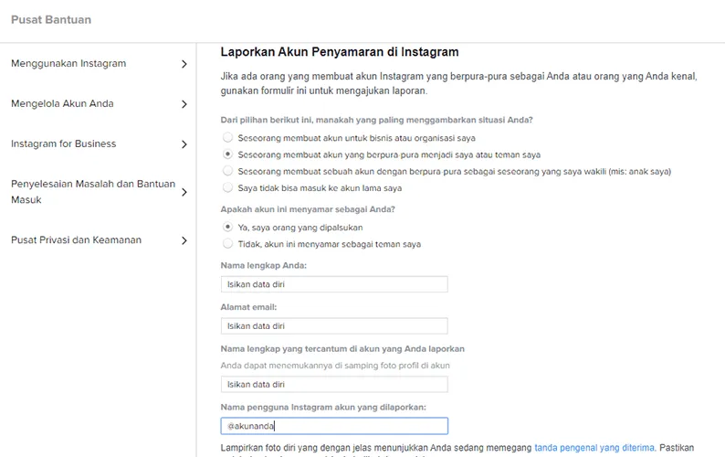 2. Pilih Opsi Anda Pilih Opsi Anda