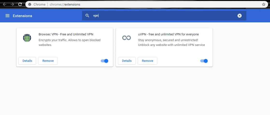 Menginstall Extension VPN Pada Browser