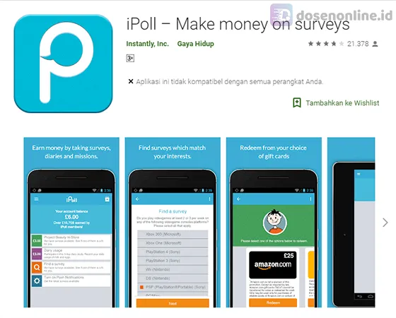 Aplikasi yang Bisa Menghasilkan Pulsa iPoll