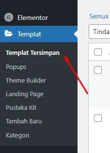 Menu Template Elementor Menu Template Elementor