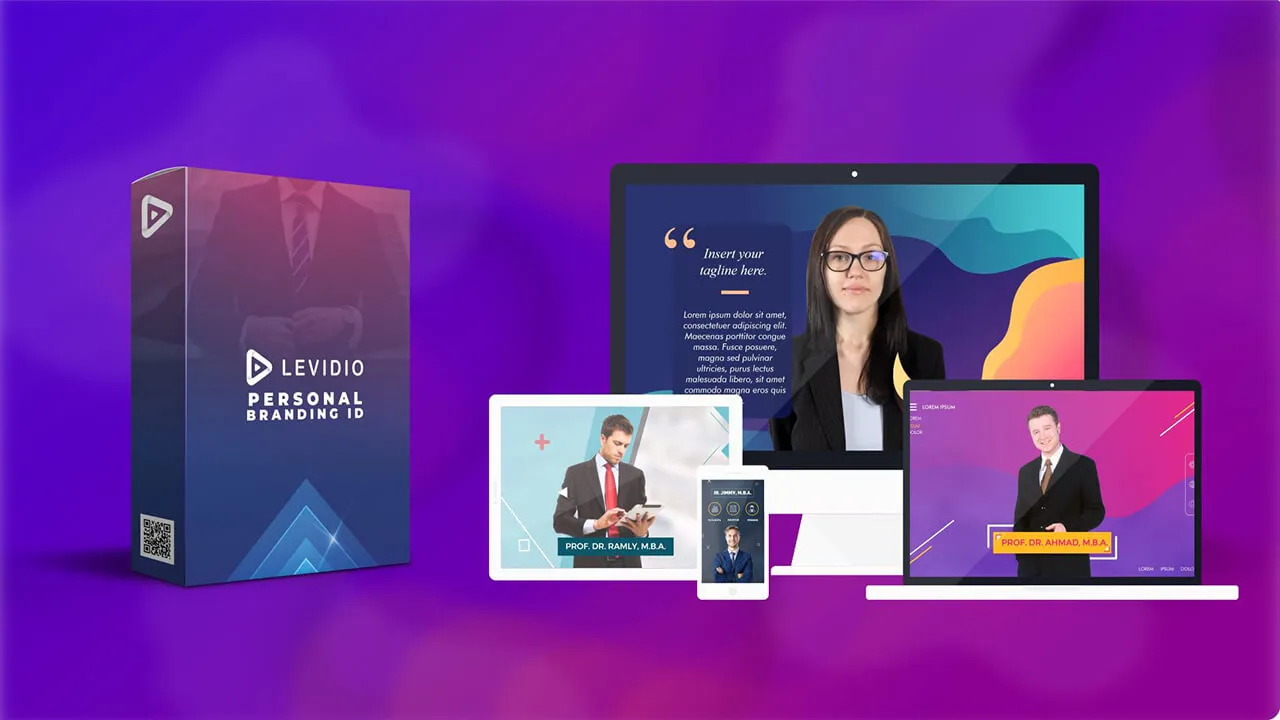 Levidio Personal Branding - 99 Template Grafis Untuk Branding