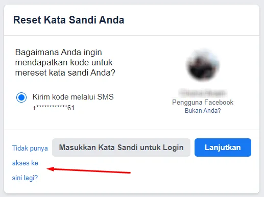 Akun facebook di hack