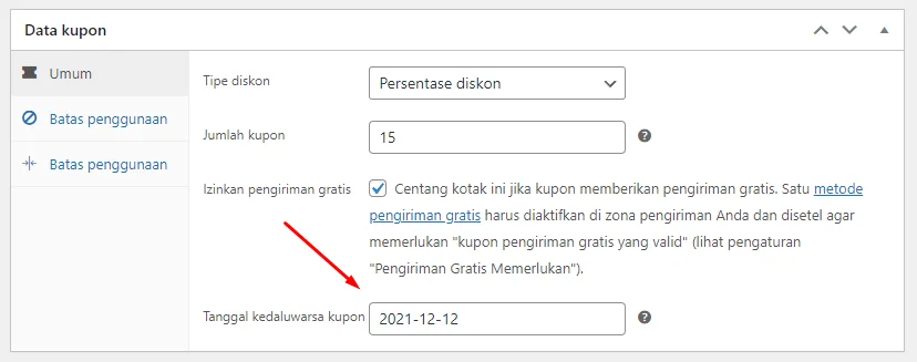 Promo untuk Tanggal Tertentu