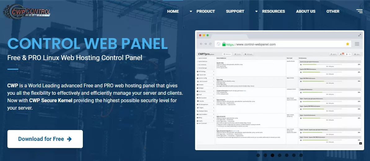Control Web Panel