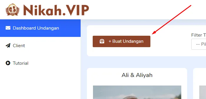 Cara Membuat Undangan di Nikah.VIP